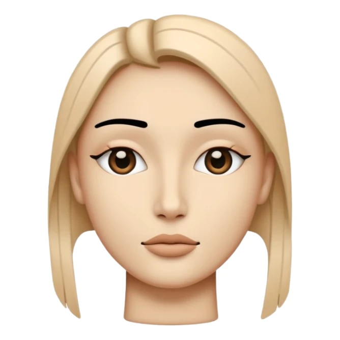 Minimal line art, beige background, abstract face, thin black lines, elegant and modern

3. sticker