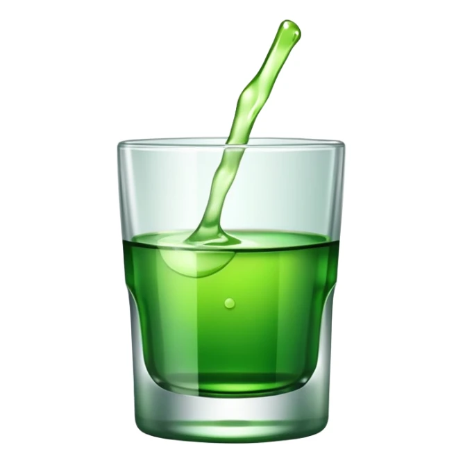 korean soju with shot glass sticker