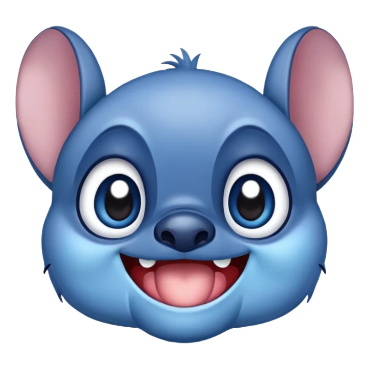 Stitch emoji from Lilo and stitch sticker