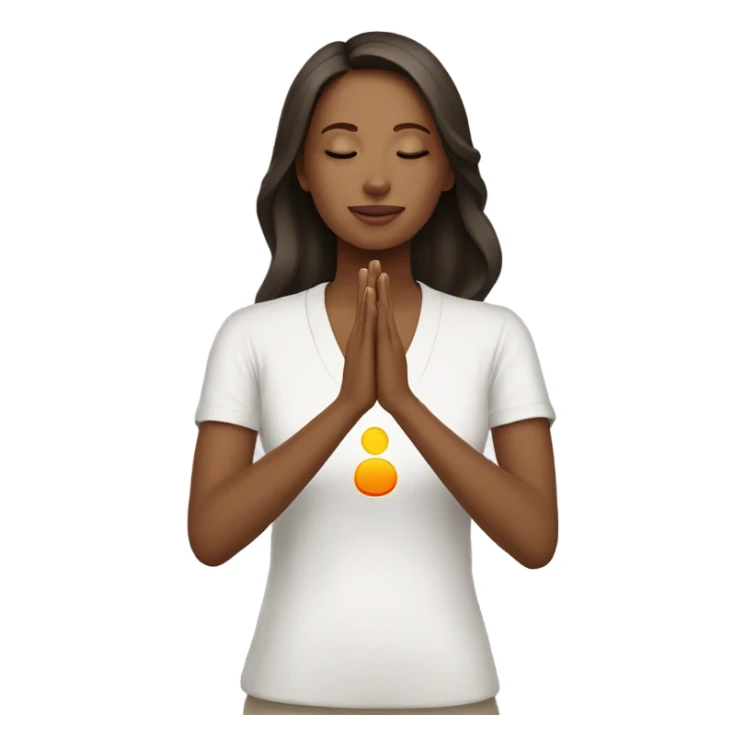 Woman receiving reiki energy  sticker