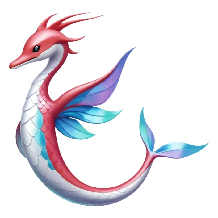 Milotic-Latias-Fakémon-hybrid-creature (full body)  sticker