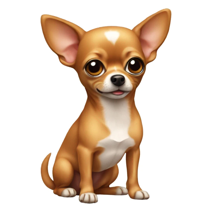 red chihuahua sticker