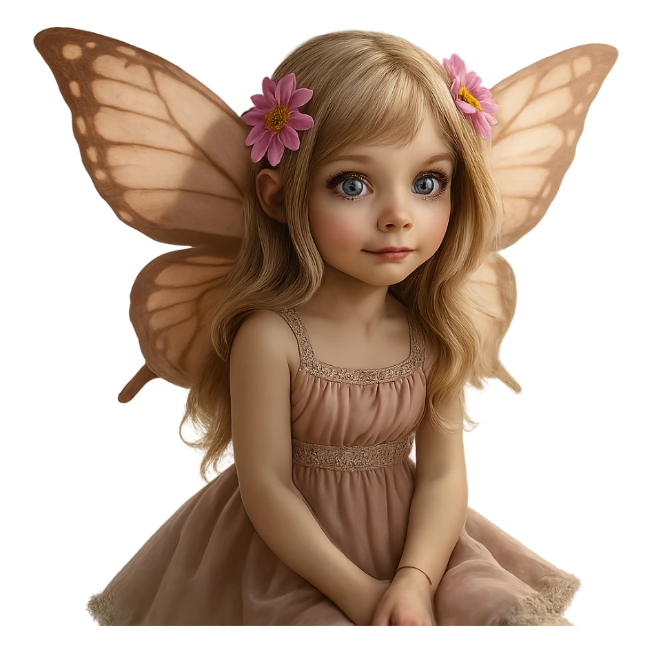 Remove the background and keep only Fluttershy in a realistic style, preserving transparency. Focus on realistic details and natural colors for Fluttershy. sticker