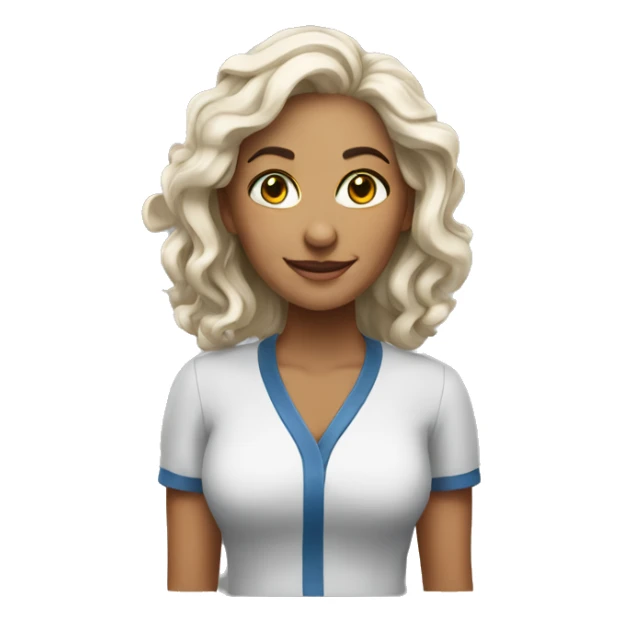 Magic teacher white women sticker