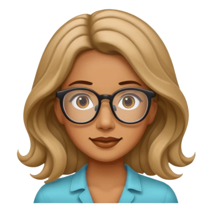 digital nomads long wave hair woman  sticker