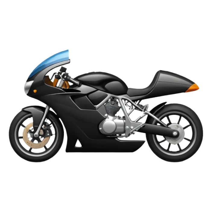 sporty motorbike with 27 on the side sticker