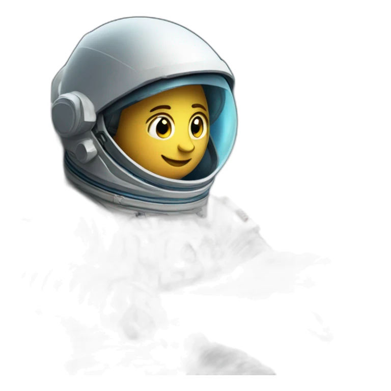 astronauta leyendo el periódico sticker