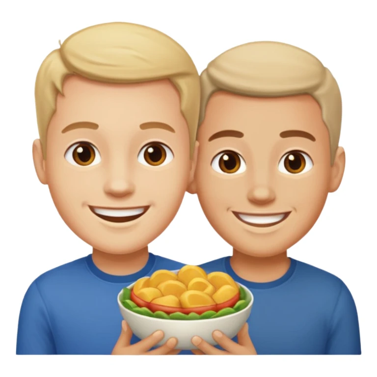 i want two person nicke eatche athore sticker