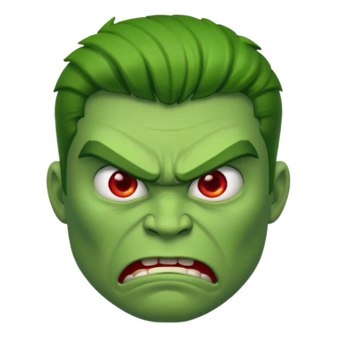 Give me a man in green who is angry sticker