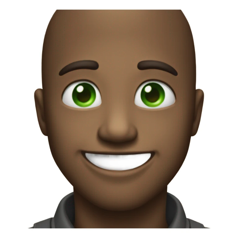 😍 this smiling face but with green heart shaped eyes sticker