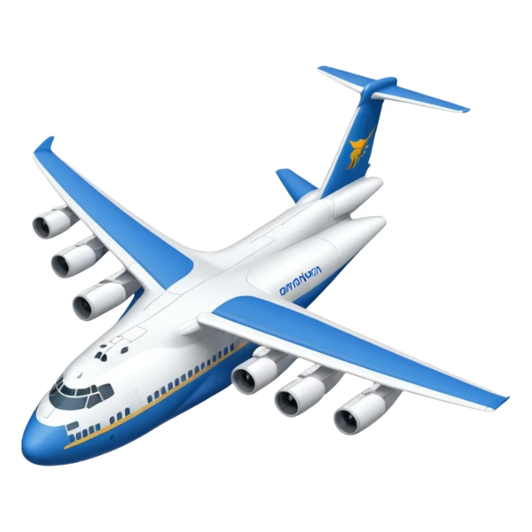 creame el avión antonov 225 sticker