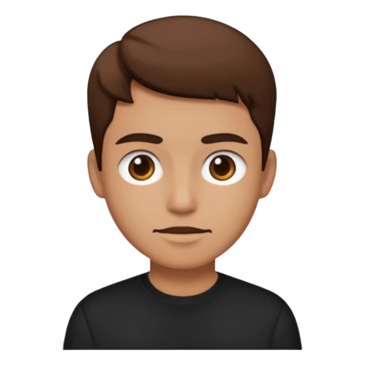 ⁶🤷🏾‍♂️⁷ change color of the shirt to black  sticker