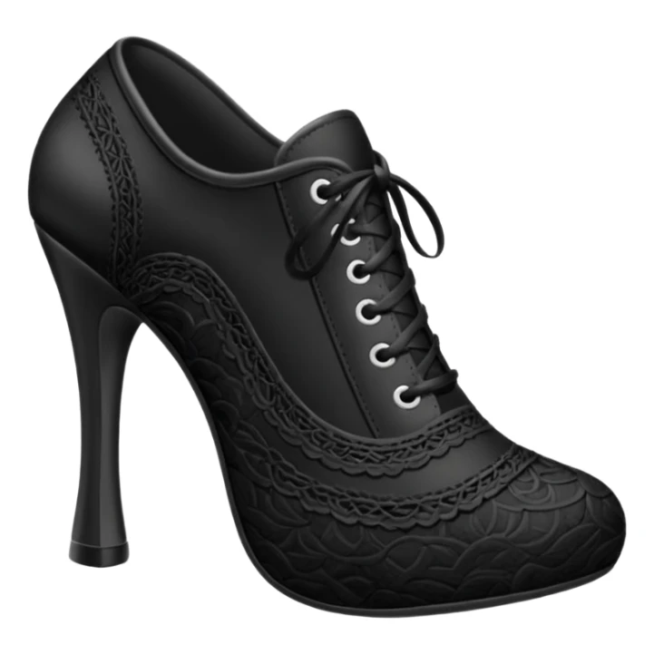 emoji de un calzón sexi negro  sticker