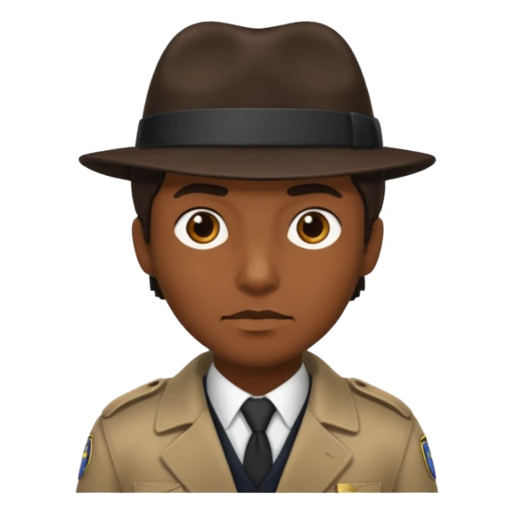 Generate 
1 detective she's white hair covered light eyes fair skin
1 detectective she's black NO HIJAB HAIR OUT BROWN skin  sticker