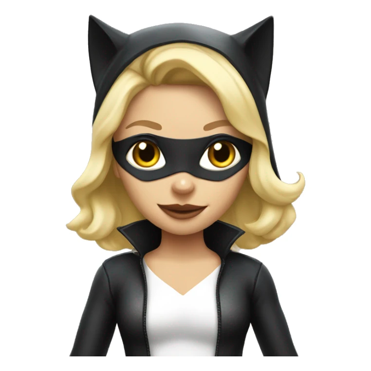 Blonde girl called Maddy dressed as Catwoman sticker