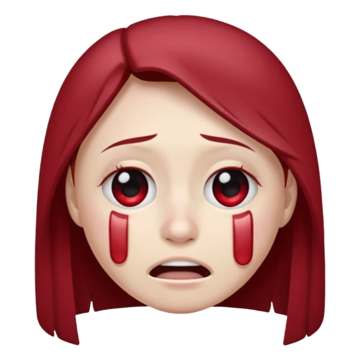An fsu emoji with an fsu fan crying/depressed sticker