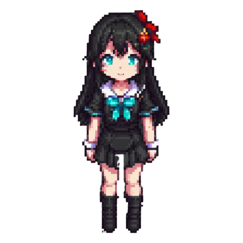 anime girl sticker