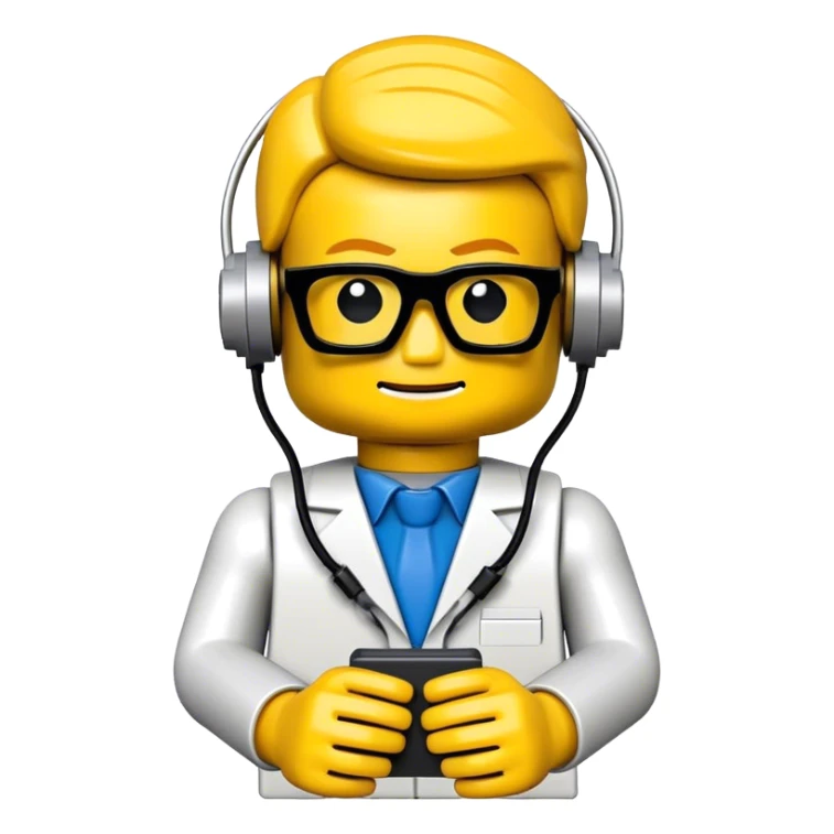 lego homme informaticien sticker