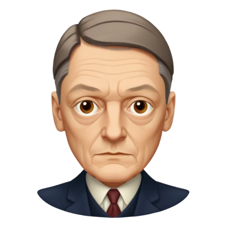 T.S. Eliot around 40, serious but charming sticker