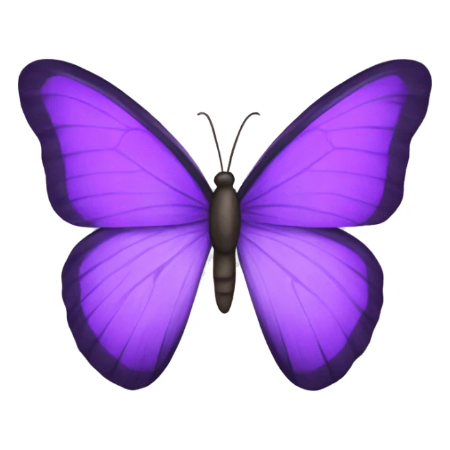 violet butterfly  sticker
