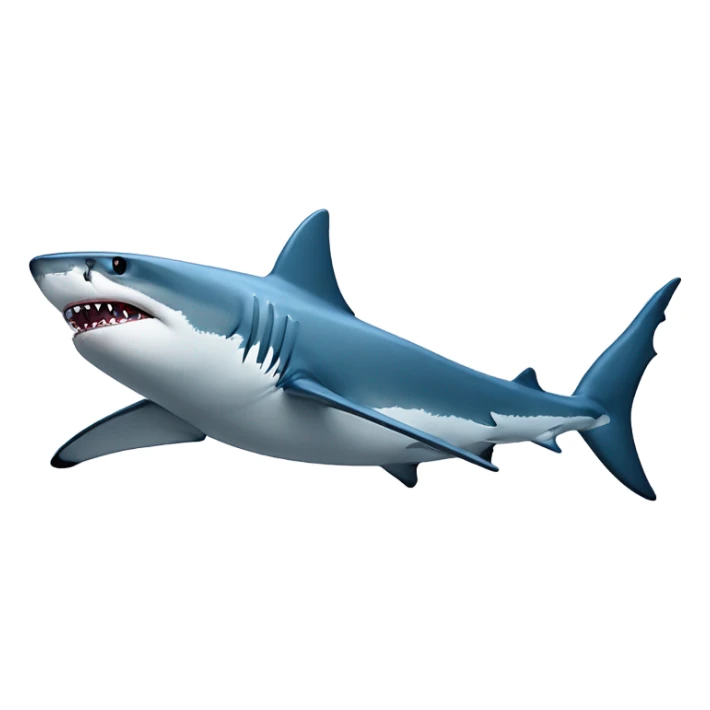 A shark wearing Nike pros and air force 1s sticker