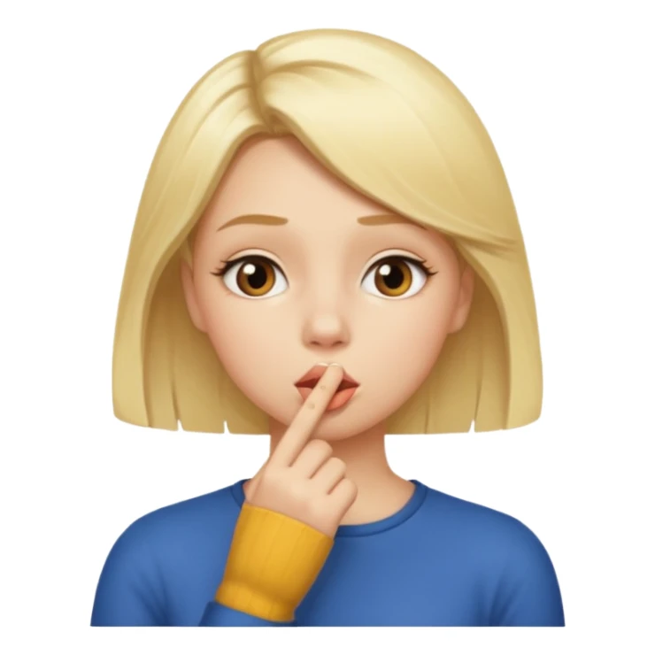 shhh wow girl sticker