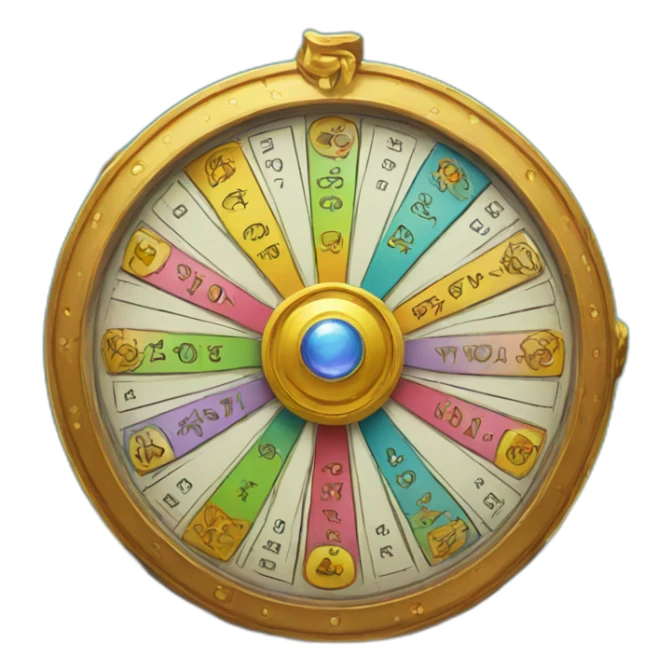 wheel of fortune tarot sticker