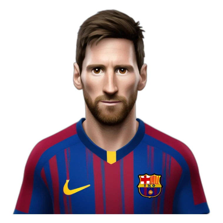 Una cabra en el cuerpo de messi sticker