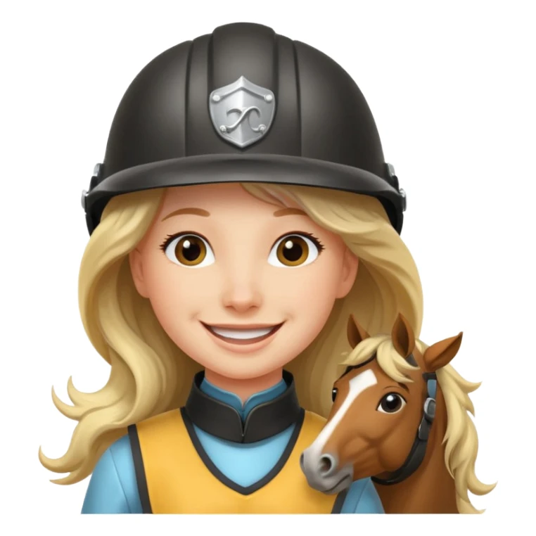 Horse girl sticker