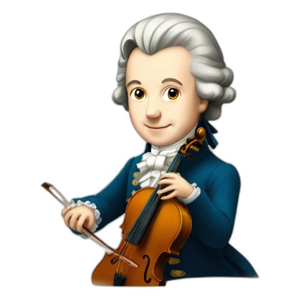 mozart in the age of five sticker