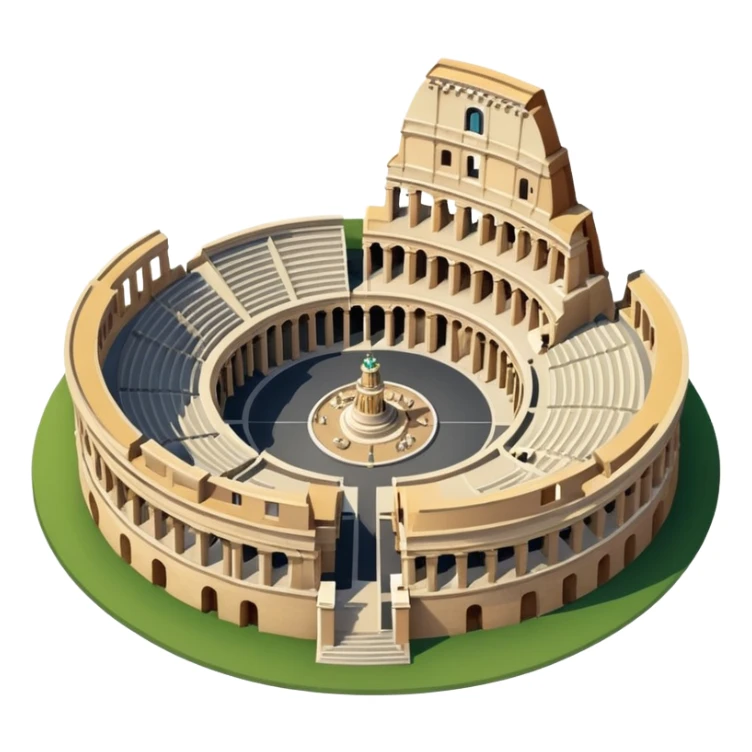 Imperial forum  rome 
no frame, no squared style, no square above
aereal view from up sticker