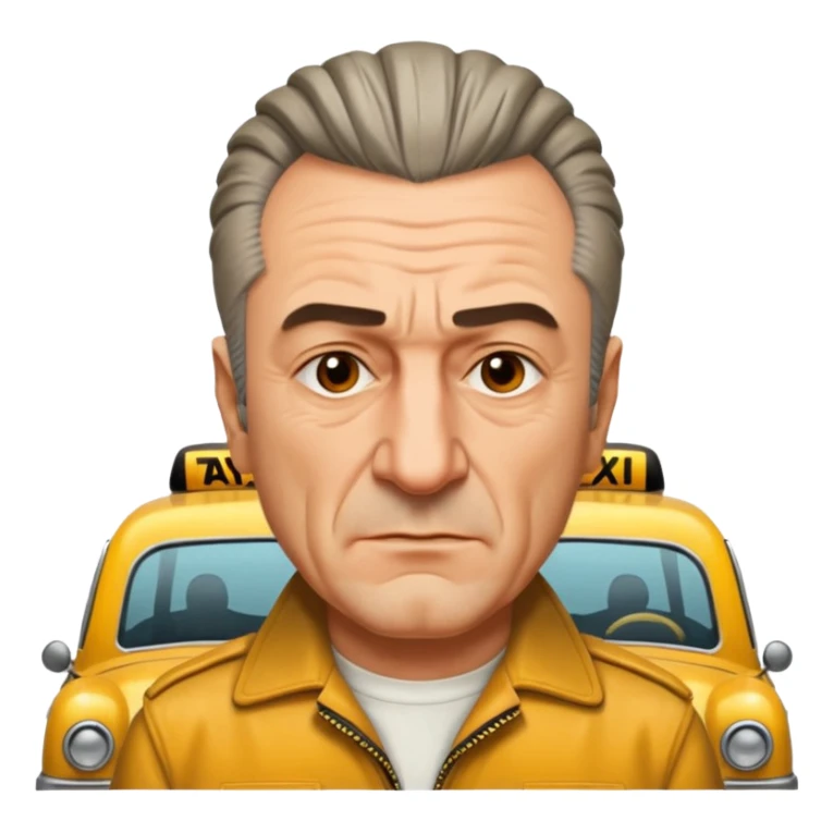 deniro dans taxi driver avec la crete sticker
