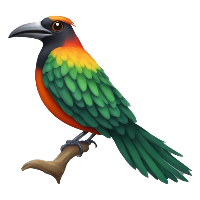 King bird of paradise  sticker