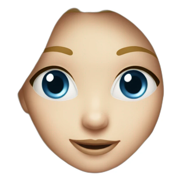 cute blonde girl with blue eyes driving a white car sticker