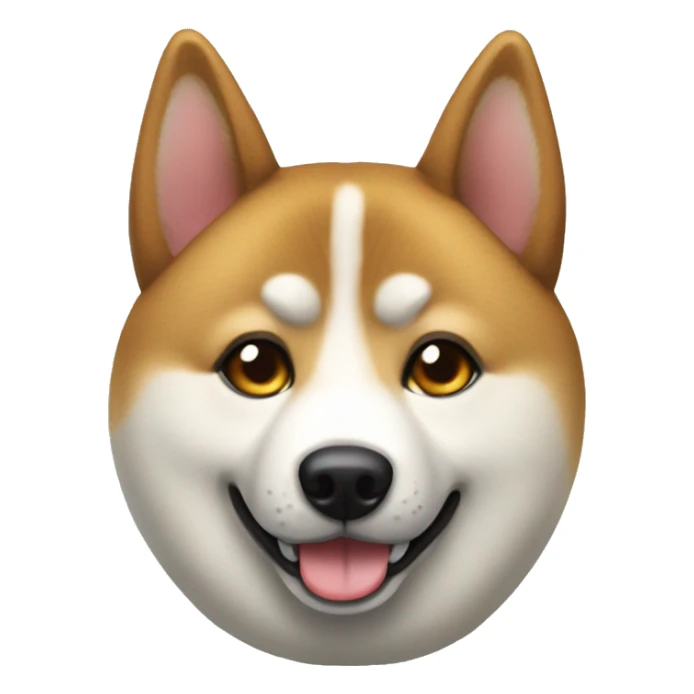 Un akita inu feliz sticker