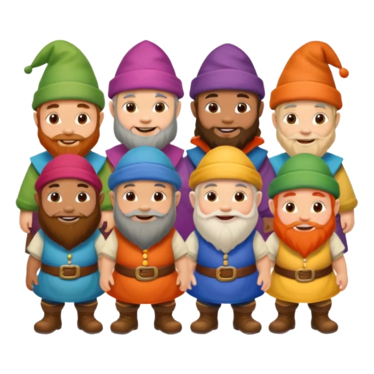 los siete enanitos sticker