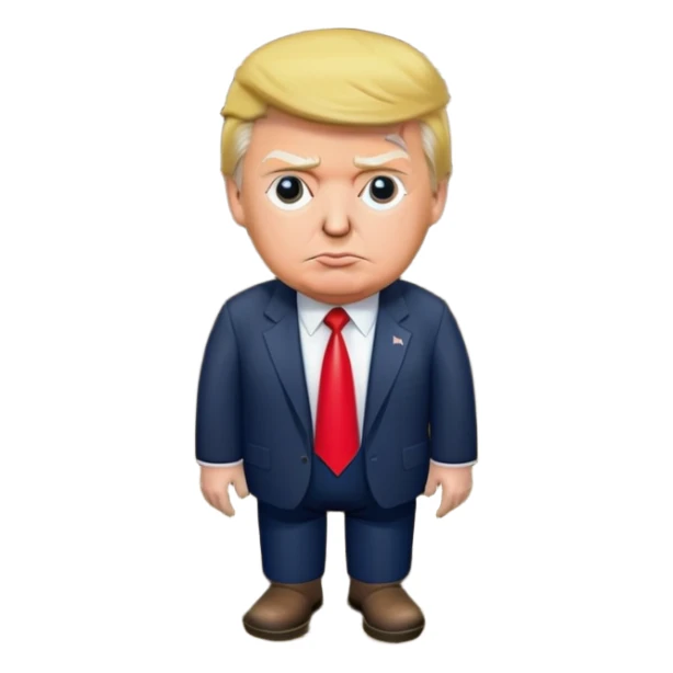 Donald Trump in a ditch  sticker