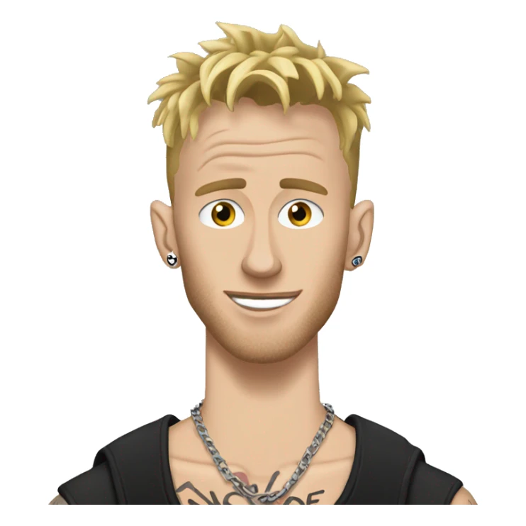 Can you make a machine gun Kelly emoji sticker