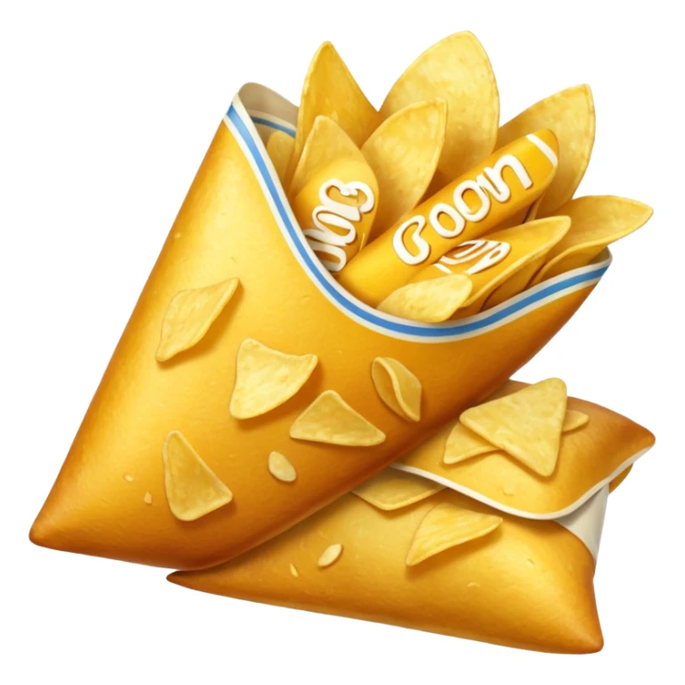 paquet of chips sticker
