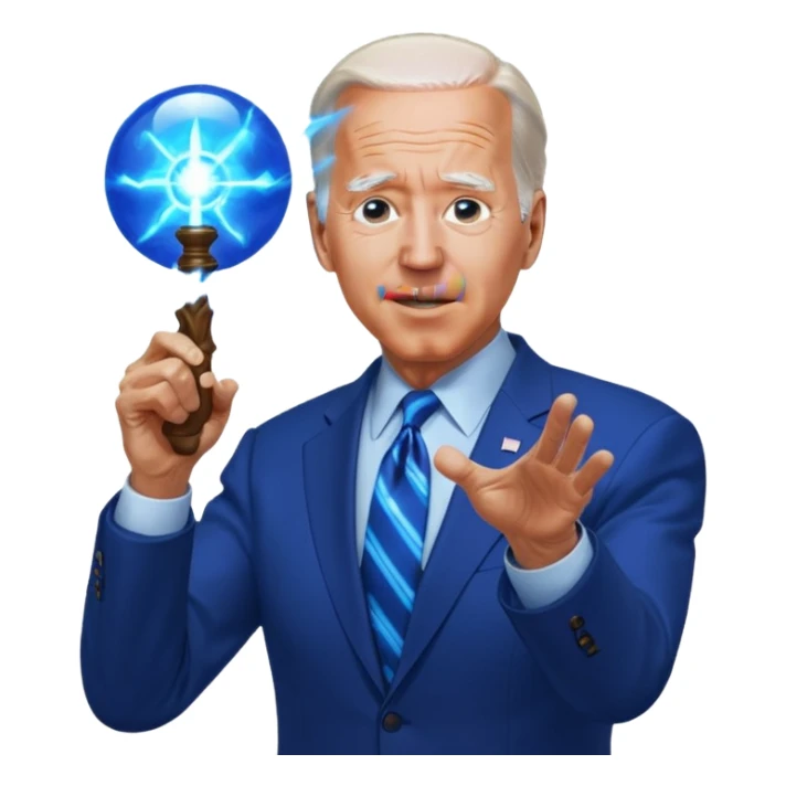 make biden use a kamehameha\ sticker