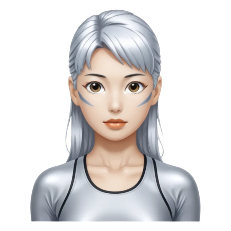 Russian sport glory silver sorayama sticker