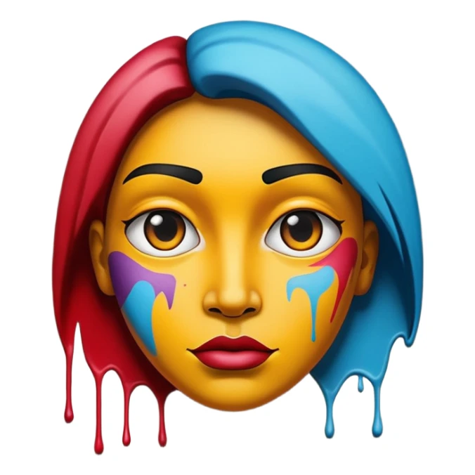 Graffit humani painting top wall sticker