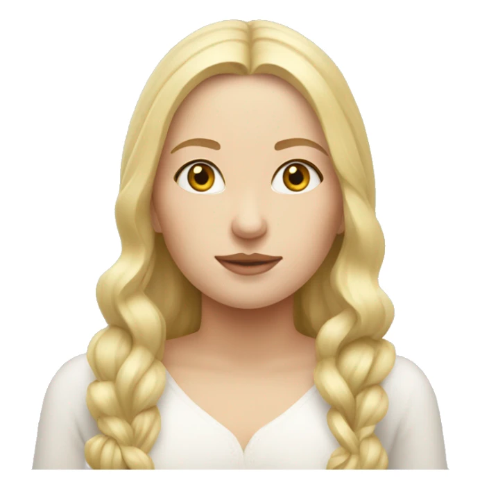 Blonde Slavic women  sticker