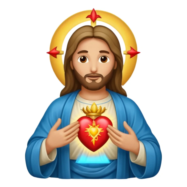 Sacred heart of Jesus sticker