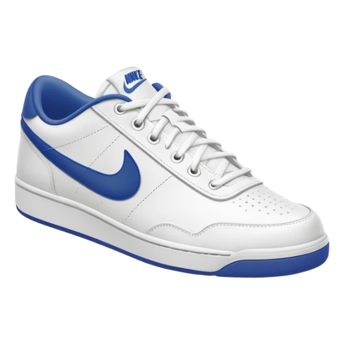 nike white low top tennis shoe sticker