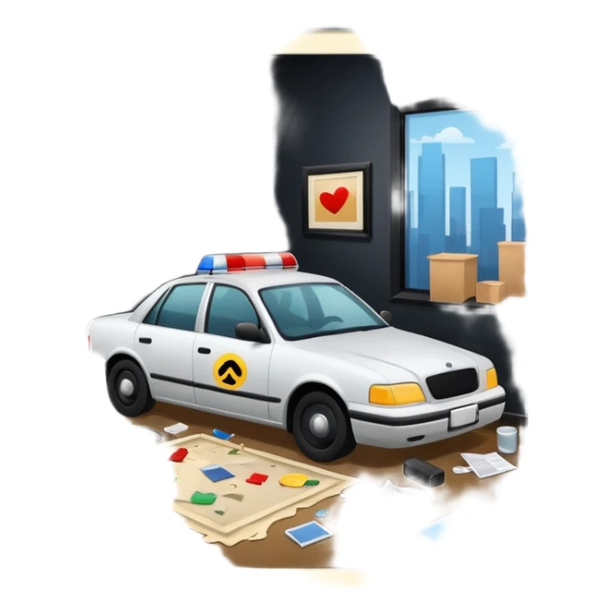 crime scene no blood sticker