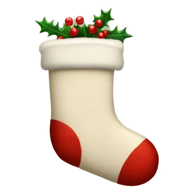 A cozy Christmas stocking filled with little surprises sticker