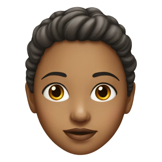 realistic portrait of a girl sticker