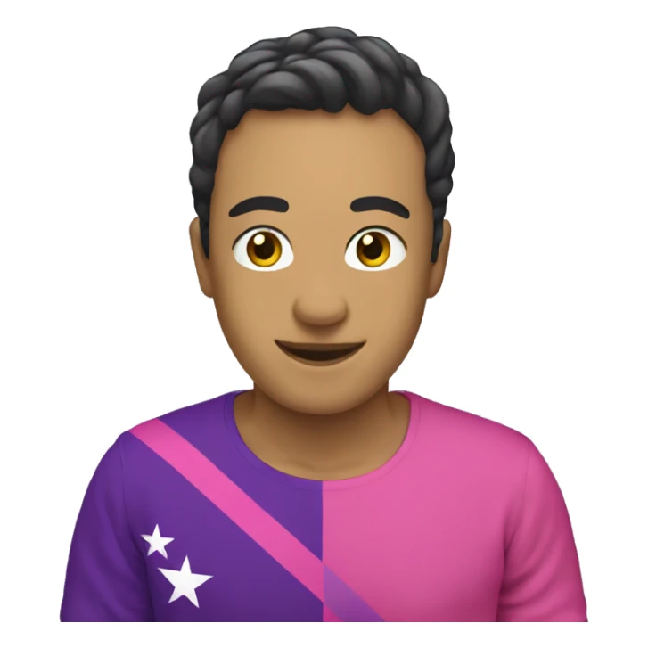 emoji da bandeira bissexual sticker