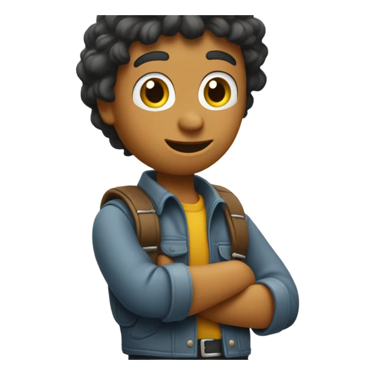 Hitchhiker with thumb out sticker